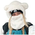 thumbnail image 1 of UJNDER Thermal Hood for Ski Winter Hat and Gloves Set for Cold Weather Adventures White, 1 of 6