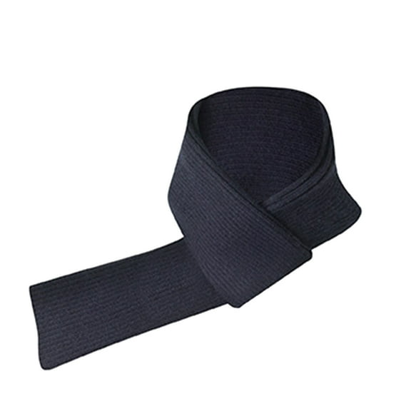 UJNDER Thick Warm Solid Color Knit Neck Wool Scarf for Men and Women Cozy Versatile Winter Navy