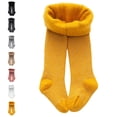 thumbnail image 1 of UJNDER Toddler Kids Baby Girls Lined Warm Full Length Pantyhose Stretchy Basic Pants for Winter Stocking Toddler Leggings,01_Yellow,6-12 Months, 1 of 6