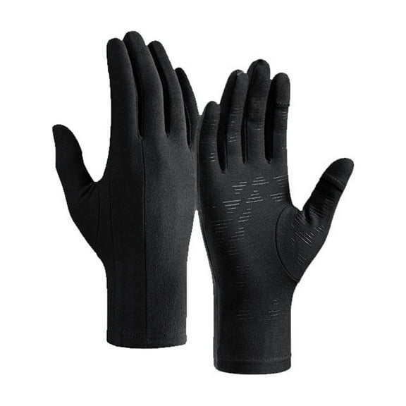 UJNDER Unisex All Season Touchscreen Windproof Thermal Insulated Gloves for Skiing Cycling Hiking Outdoor Sports and Daily Winter Wear Black L