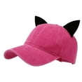 thumbnail image 1 of UJNDER Unisex Baseball Cap High Brim Adjustable Hat for Outdoor Sports Casual Fashion for Men and Women Hot Pink, 1 of 3