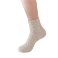 thumbnail image 1 of UJNDER Unisex Crew Socks Candy Color Lined Warm Socks for Winter Home Wear L, 1 of 2