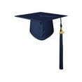 thumbnail image 1 of UJNDER Unisex Graduation Hat Cap For Student Graduation Celebrations 2025 Academic Year Mortarboard With Tassel For High School College University Navy, 1 of 4