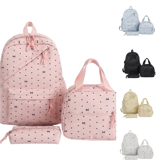 UJNDER Versatile Large Capacity Backpack for Teen Girls Casual Daypack for School Commuting and Travel Adventures High School Backpacks,04_Pink,Large