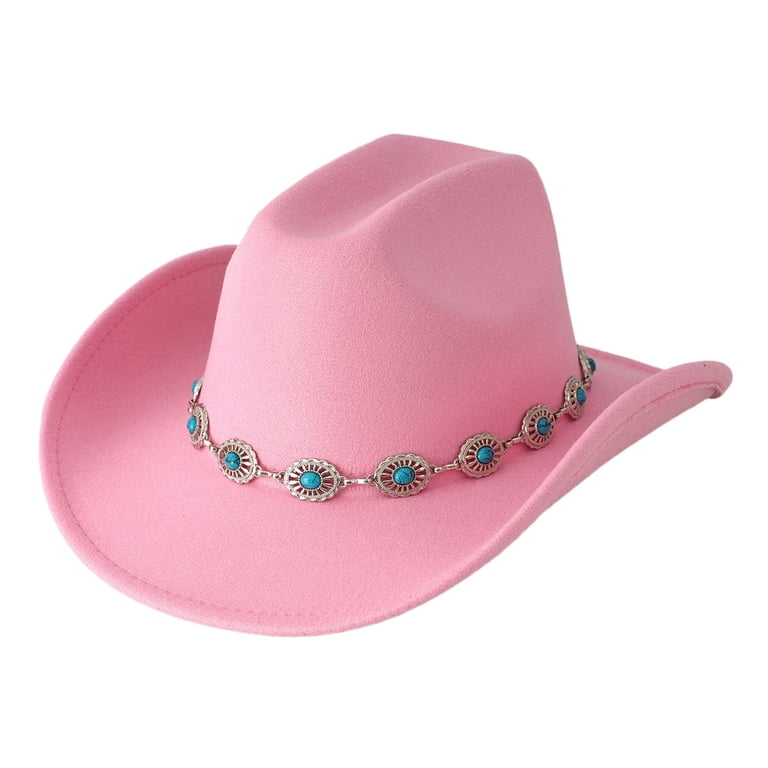 UJNDER Western Cowboy Hat for Men and Women Turquoise 