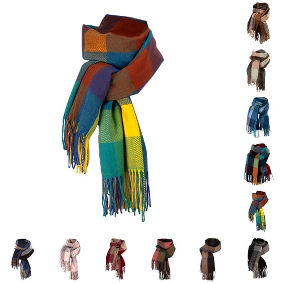 UJNDER Winter Scarf for Women Christmas Fashionable Autumn Neck Warmer Soft Cozy Warm Elegant Style Wrap