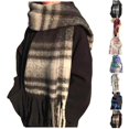 thumbnail image 1 of UJNDER Winter Scarf for Women Loop Yarn Plaid Cozy Warm Fashion Soft Textured Wrap Shawl Elegant Everyday Style, 1 of 4