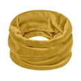 thumbnail image 1 of UJNDER Winter Ski Neck Protector for Women Thickened Windproof Neck Scarf in Gold Velvet for Autumn and Winter Neck Warmer Yellow, 1 of 5