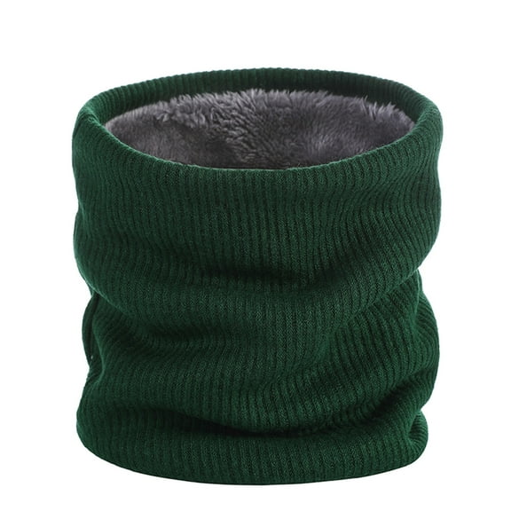 UJNDER Winter Warm Neck Warmer for Men and Women Soft Thick Wrap Scarf Ideal for Cold Weather Green