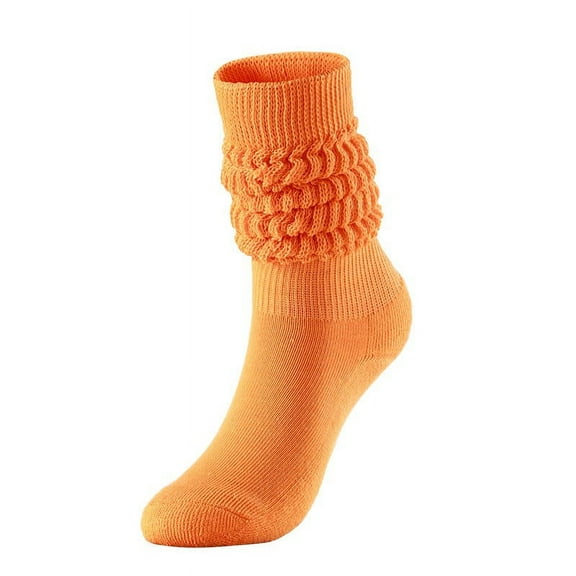 UJNDER Women Extra Long Thick Colorful Over Knee Stockings Stacked Style Winter Wear Brick Red