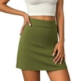 thumbnail image 1 of UJNDER Women's Athletic Skirt For Running Tennis Workout High Waisted Lightweight Comfortable Stretchy Sports Army Green M, 1 of 7