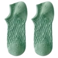 thumbnail image 1 of UJNDER Women's Comfortable No Show Boat Socks Macaron Color Breathable Low Cut Ankle Socks Green, 1 of 3