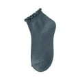 thumbnail image 1 of UJNDER Women's Fashion Crew Socks Solid Color Socks with Lace Trim Cute Ankle Socks Grey, 1 of 2