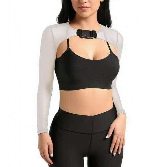 UJNDER Women's Fashion See Through Mesh Crop Top Transparent Front Opening Shawl Elegant Cardigan 01-White