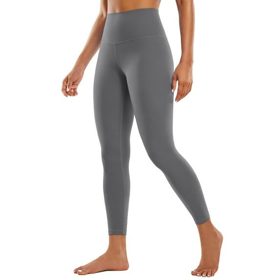 UJNDER Women's High Waist Yoga Swim Pants No Pockets Workout Running Leggings for Beach Sports Grey L