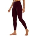 thumbnail image 1 of UJNDER Women's High Waist Yoga Swim Pants No Pockets Workout Running Leggings for Beach Sports Wine XL, 1 of 8
