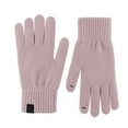 thumbnail image 1 of UJNDER Women's Knitted Gloves Warm Winter Touchscreen Friendly Solid Color Handwear for Comfort and Style Pink, 1 of 2
