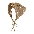 thumbnail image 1 of UJNDER Women's Knitted Lace Headband Boho Scarf Fashion Hair Accessory for Casual Wear All Seasons Khaki, 1 of 2