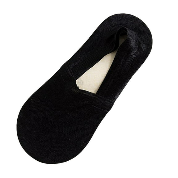 UJNDER Women's No Show Boat Socks Deep Well Lace Trim Breathable Low Cut Liner Socks for Sports Black