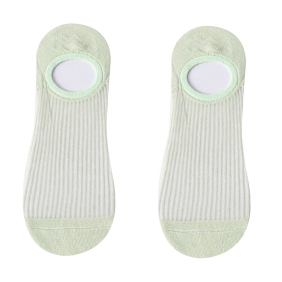 UJNDER Women's No Show Boat Socks Mesh Breathable Fashion Liner Socks for Summer Green