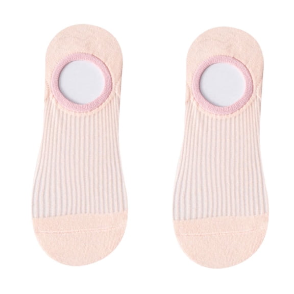 UJNDER Women's No Show Boat Socks Mesh Breathable Fashion Liner Socks for Summer Orange