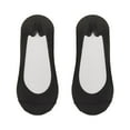 thumbnail image 1 of UJNDER Women's No Show Boat Socks Mesh Breathable Grip Liner Socks -Odor Black, 1 of 5