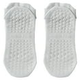 thumbnail image 1 of UJNDER Women's No Show Yoga Socks Grip Tab Mesh Breathable Sports Socks for Practice Grey, 1 of 4