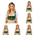 thumbnail image 1 of UJNDER Women's Oktoberfest Leather Wide Solid Color Face Washing Headband Thick Headbands for Women,02_Black,One Size, 1 of 6