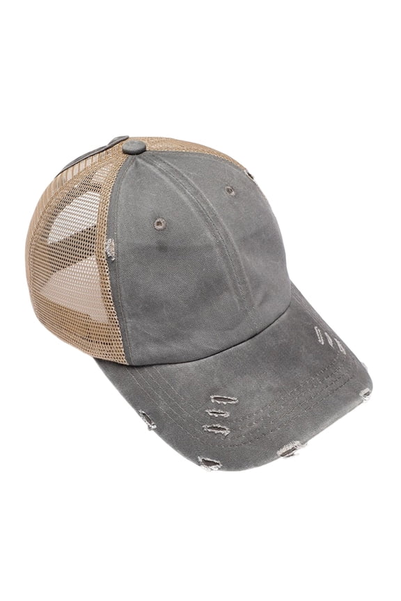 Women's Ponytail Cap Baseball Hat for Quick Drying and Everyday Use Ideal for Active and Comfortable Outdoor Activities Grey