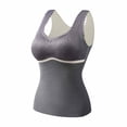 thumbnail image 1 of UJNDER Women's Soft German Velvet Thermal Underwear Set with Chest Pad for Winter Warmth and Comfort Grey XXXL, 1 of 4