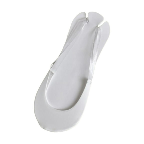 UJNDER Women's Stay-Up Stockings for Heels Half Foot Socks with Sole Non- White