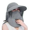 thumbnail image 1 of UJNDER Women's Wide Brim Sun Hat UPF 50+ Adjustable Outdoor Summer Beach Hat for Travel Hiking and Cycling Grey, 1 of 3