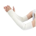 thumbnail image 1 of UJNDER Women's Winter Knitted Wool Fingerless Long Gloves for Warmth and Comfort Outfit White, 1 of 4