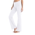 thumbnail image 1 of UJNDER Women's Yoga Pants with Pockets High Waisted Workout Pants for Athletic and Dress Wear White L, 1 of 6