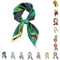 thumbnail image 1 of UJNDER Womens Elegant Square Scarf Fashionable Lightweight Versatile Neck Wrap for Stylish Outfits Neck Scarf for Women,Green_001,One Size, 1 of 5