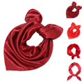 thumbnail image 1 of UJNDER Womens Versatile Pure Color Neck Scarf for Work Holiday Performance and Decoration All Season Fashion Accessory Neck Scarf for Women,01_Red,One Size, 1 of 1