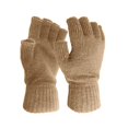 thumbnail image 1 of UJNDER Wool Half Finger Gloves Knitted Solid Color Warm for Men and Women Autumn Winter D One Size, 1 of 3