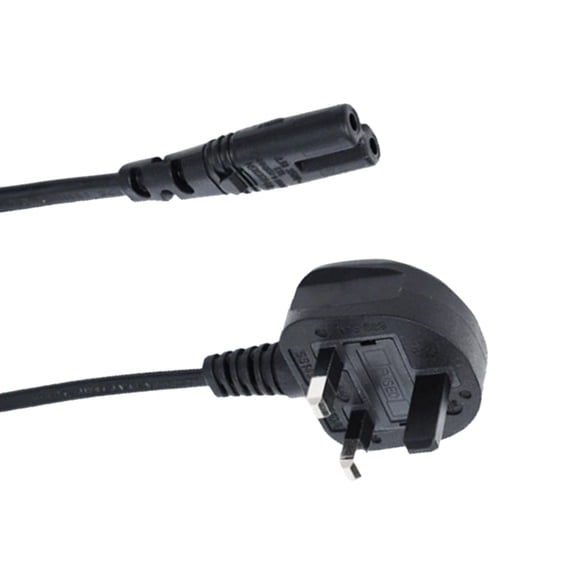 UK 2Pin Power Cable 8 Shape End 0.75Mm Crosses Section for Various Electronic Devices