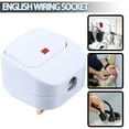 UK 3 Pin Switch 250V 13A AC Power Plug With Switch Male Electrical