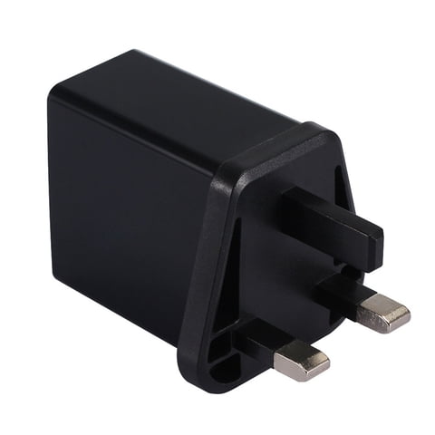 UK 3-USB Wall Charger 5V/3.1A Input 100 - 240V Smart Protection White Portable