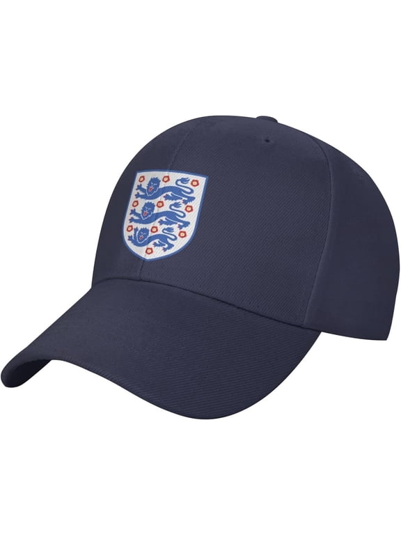 UK England Emblem Lion Royal Baseball Cap Men - Classic Dad Hat Adjustable Plain Hat Black