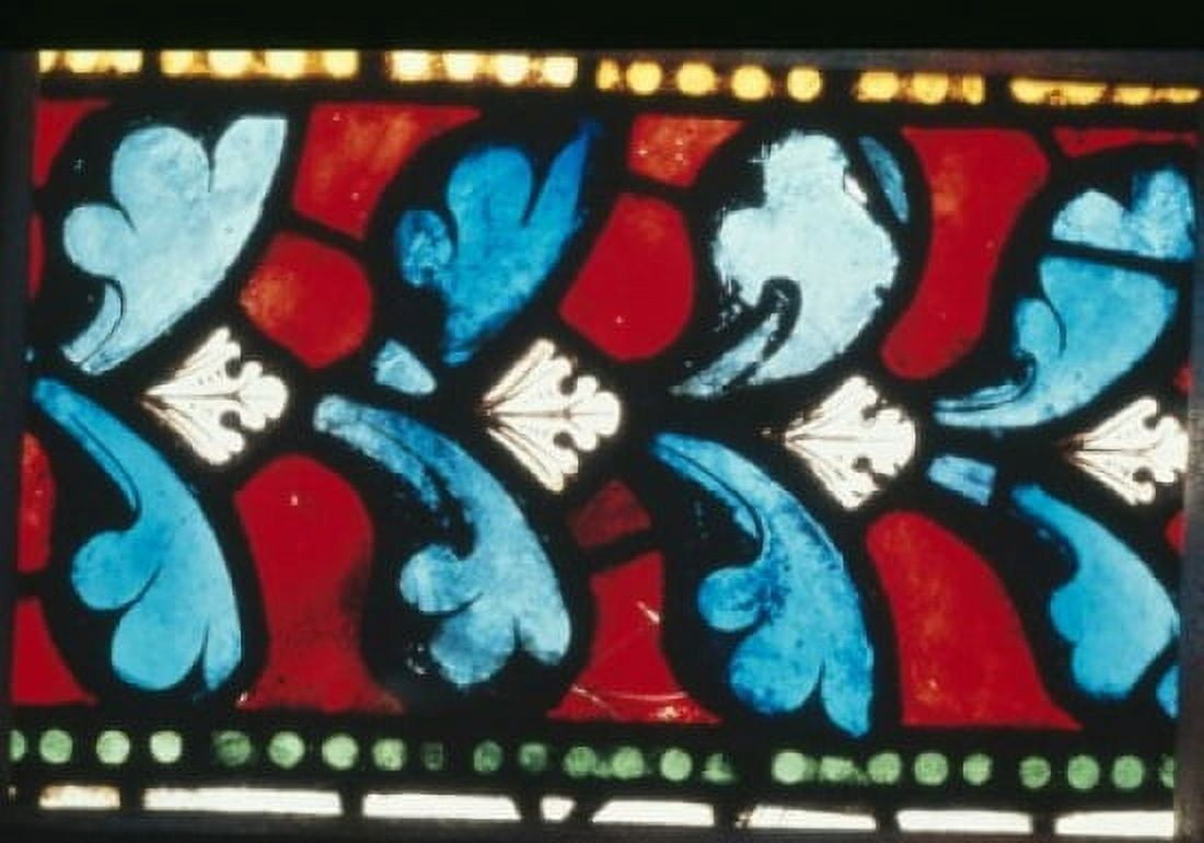 UK England Kent Canterbury Canterbury Cathedral Stained glass Circa 1220 Canvas Art - (18 x 24)