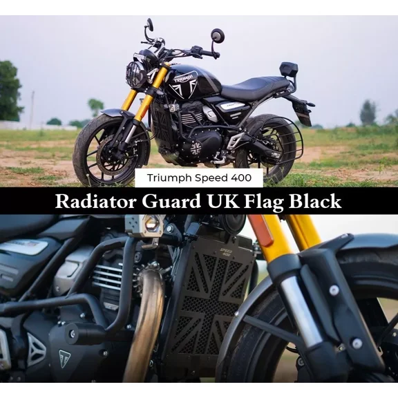 UK Flag Radiator Guard for TRIUMPH SPEED 400
