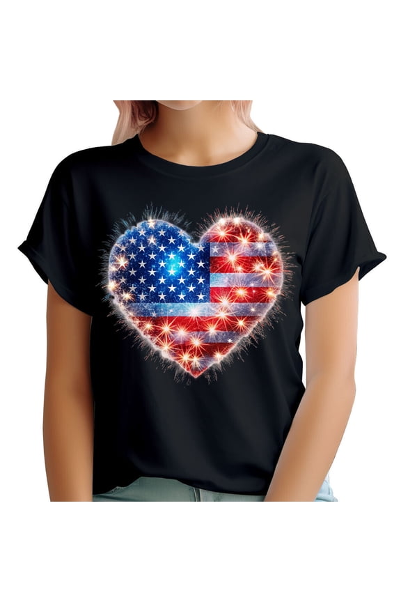 UK Glitter Union Jack Flag Great Britain British Souvenir Womens T-Shirts #TA-56