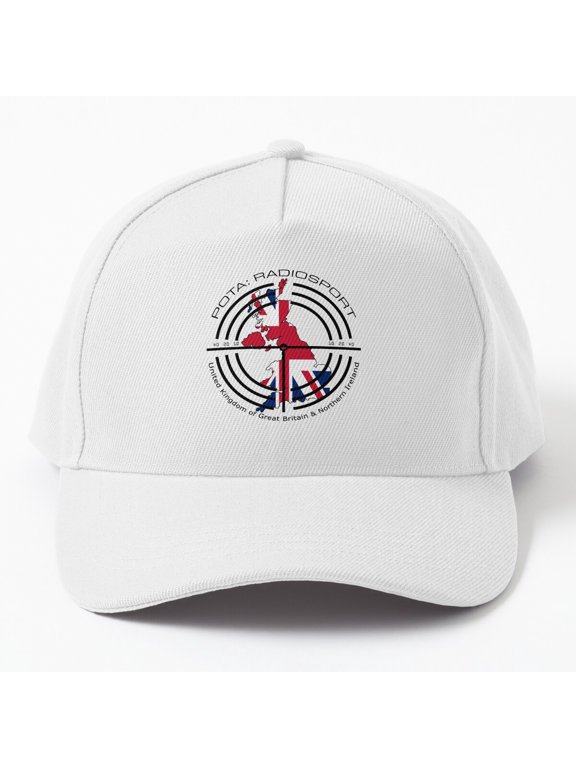 UK Ham Radio Dad Baseball Hat, POTA Amateur Radio Father's Day Gift Design, Classic Cap