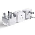 UK, Hong Kong, Ireland Travel Adapter Plug by Ceptics Usa Input