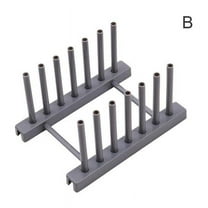 UK Kitchen Storage Pot Lid Rack Plate Organizer Dishes Pan Draining Holder D3G7