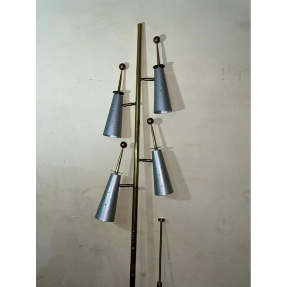 UK Lights 106-inch adjustable Height Indoor Atomic Futura Tension adjusts Pole Lamp Brass Room Floor Lamp For Home Dcor