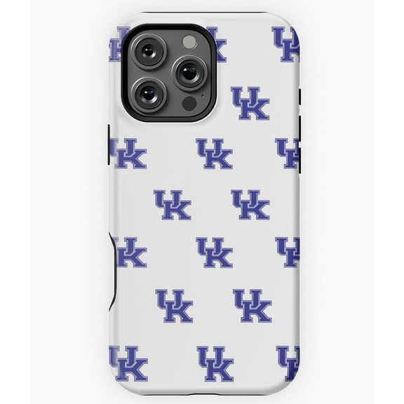 UK Logo Grid Blue Kentucky Art N3317 Phone Case for iPhone 17 16 15 14 13 12 11 Pro Max