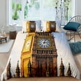 thumbnail image 1 of UK London Duvet Cover London TelephBooth In The Street Traditional Local Cultural England UK Retro R, 1 of 5